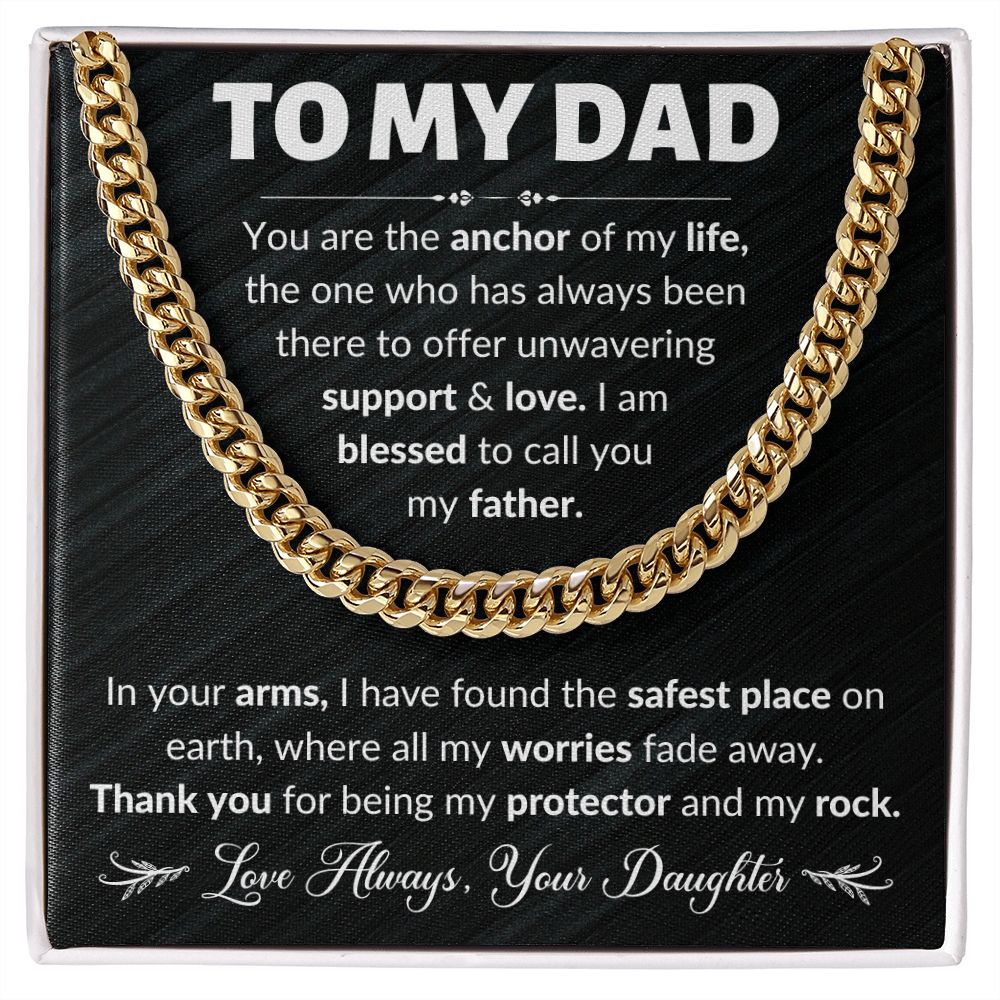 Dad ANCHOR Cuban Link Chain