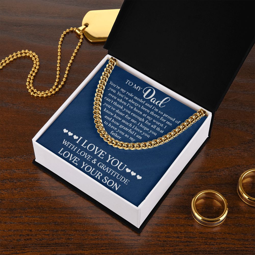 DAD Role Model Cuban Link Chain