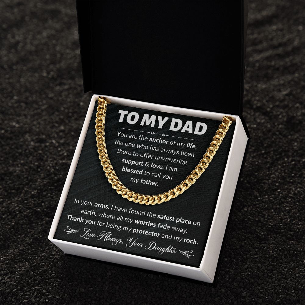 Dad ANCHOR Cuban Link Chain