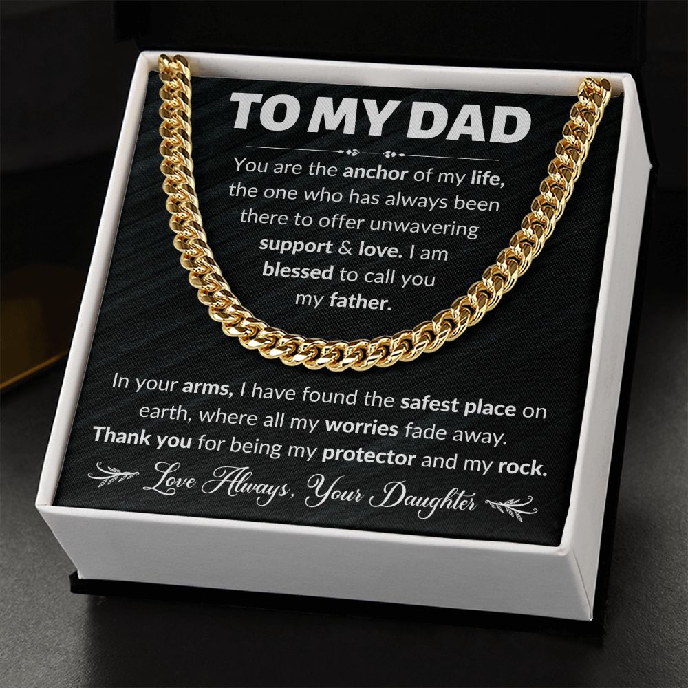 Dad ANCHOR Cuban Link Chain