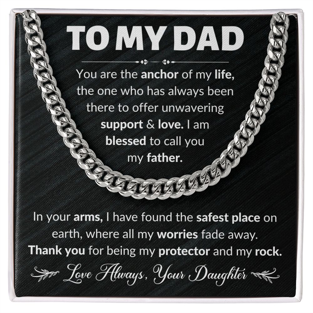 Dad ANCHOR Cuban Link Chain