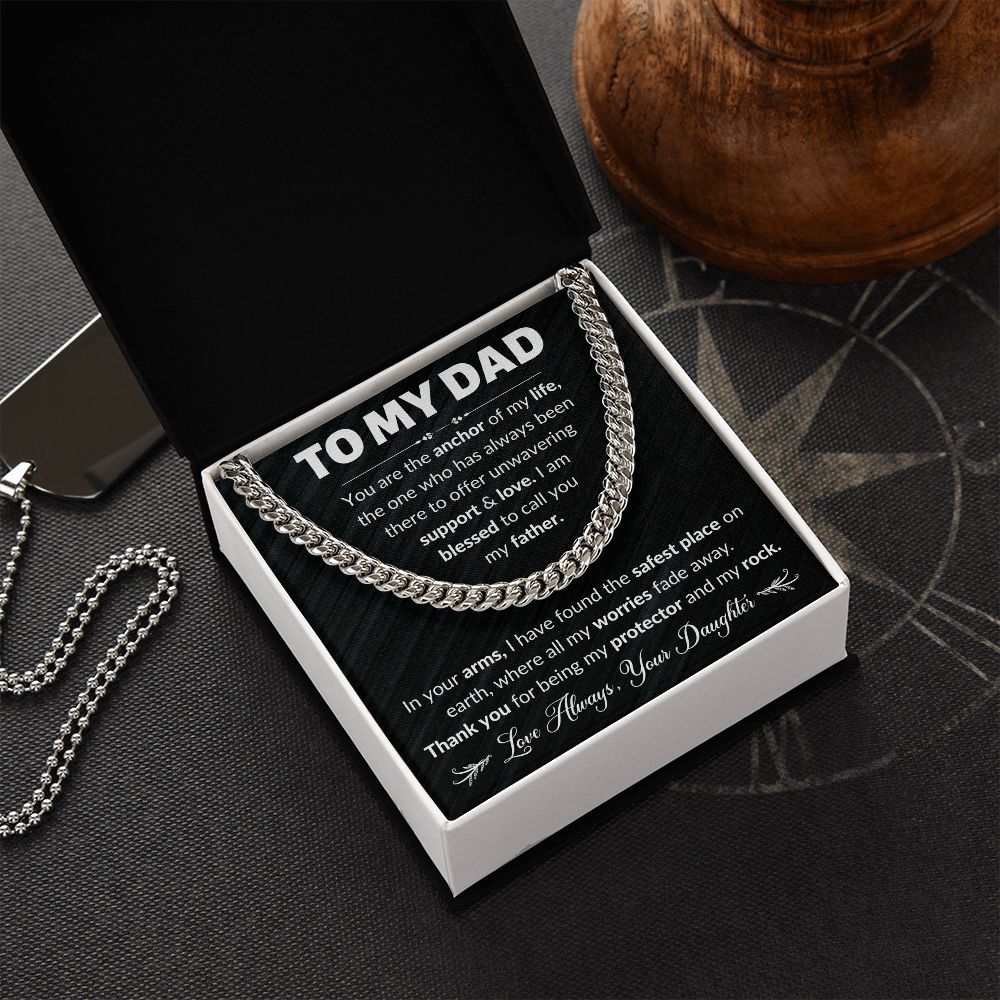 Dad ANCHOR Cuban Link Chain