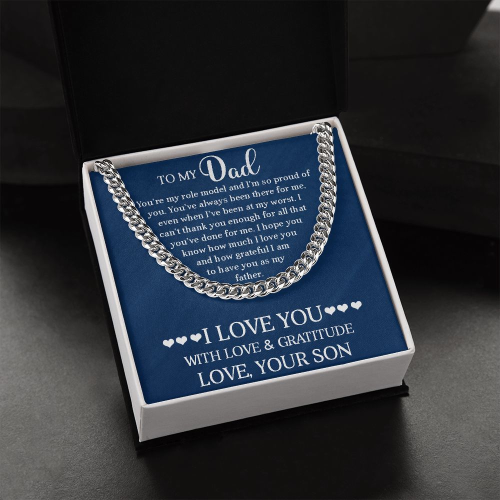 DAD Role Model Cuban Link Chain