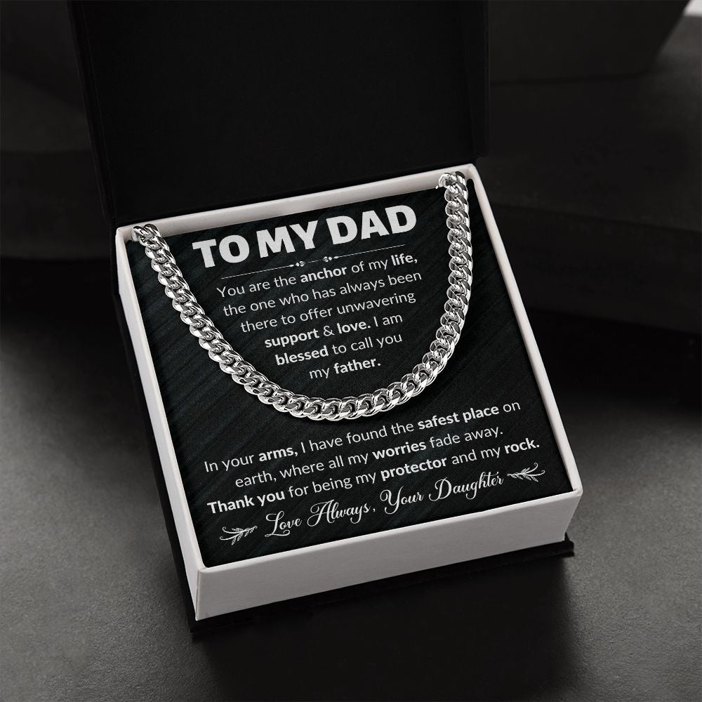 Dad ANCHOR Cuban Link Chain