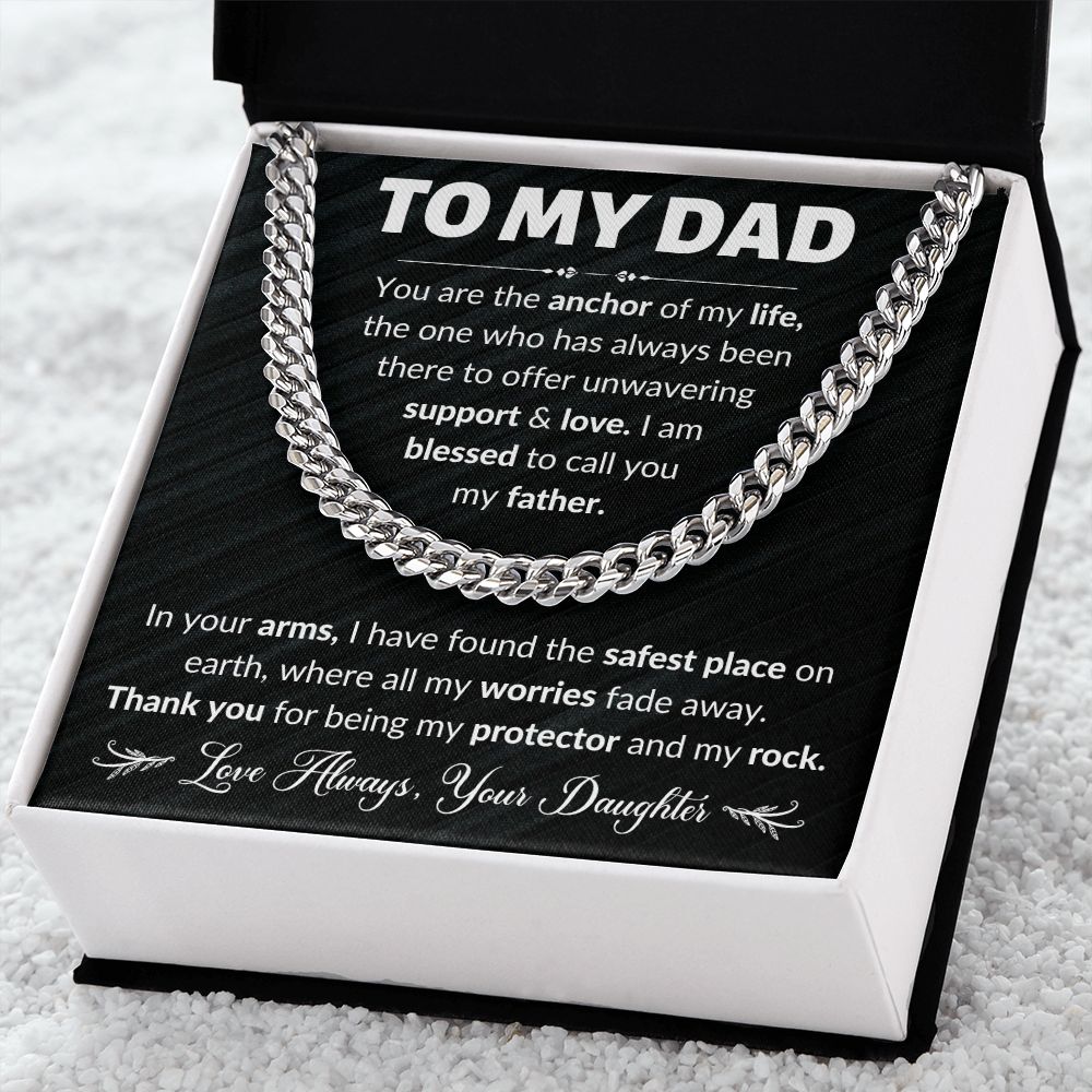 Dad ANCHOR Cuban Link Chain