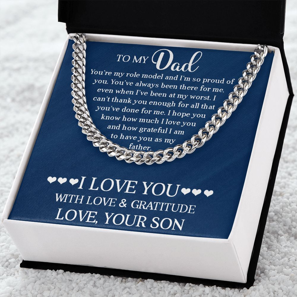 DAD Role Model Cuban Link Chain