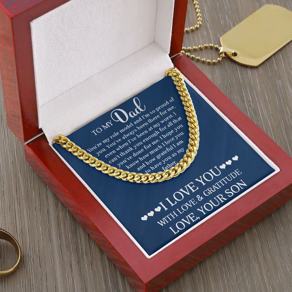 DAD Role Model Cuban Link Chain