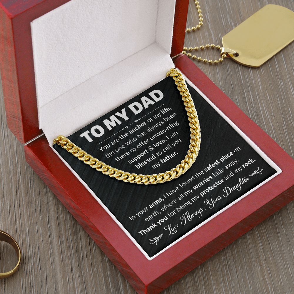 Dad ANCHOR Cuban Link Chain