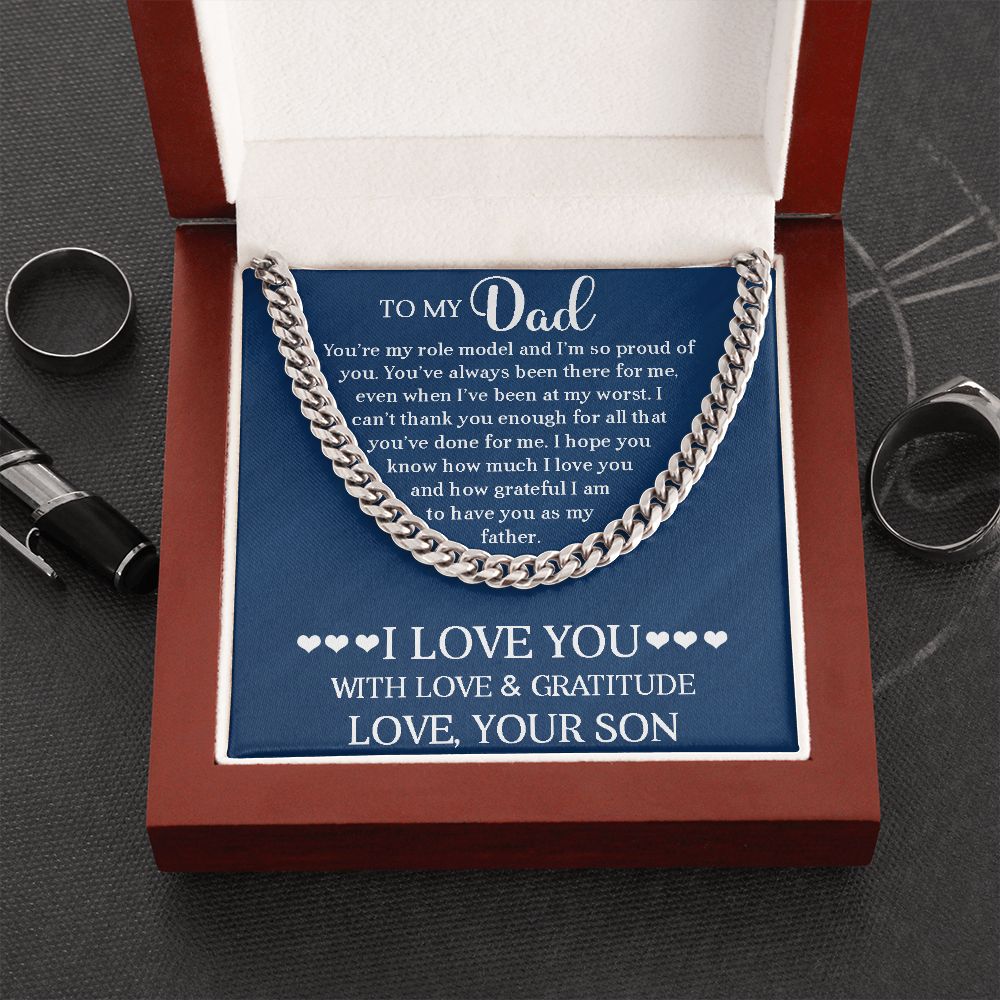 DAD Role Model Cuban Link Chain
