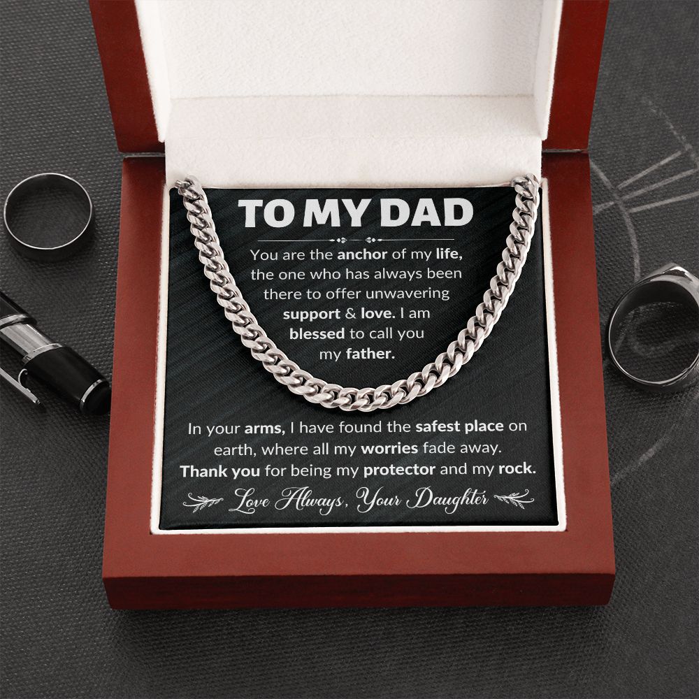 Dad ANCHOR Cuban Link Chain