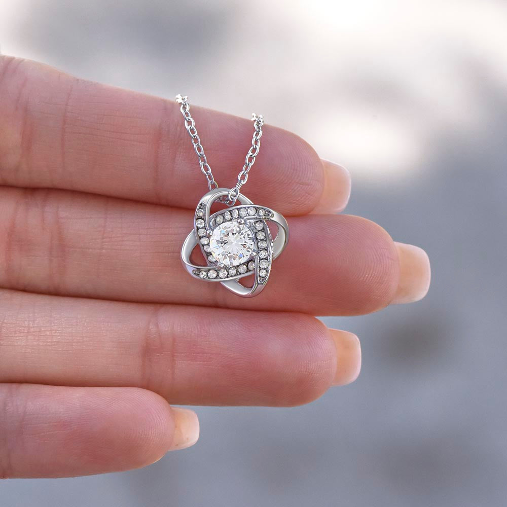 Mother's Day Your Kitty Love Knot Necklace