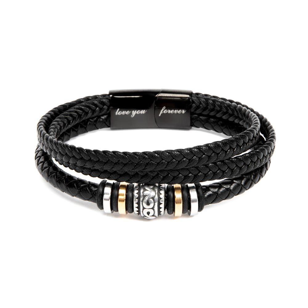 More Than Words Can Say -Men's Love You Forever Bracelet