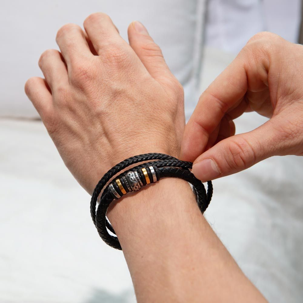More Than Words Can Say -Men's Love You Forever Bracelet
