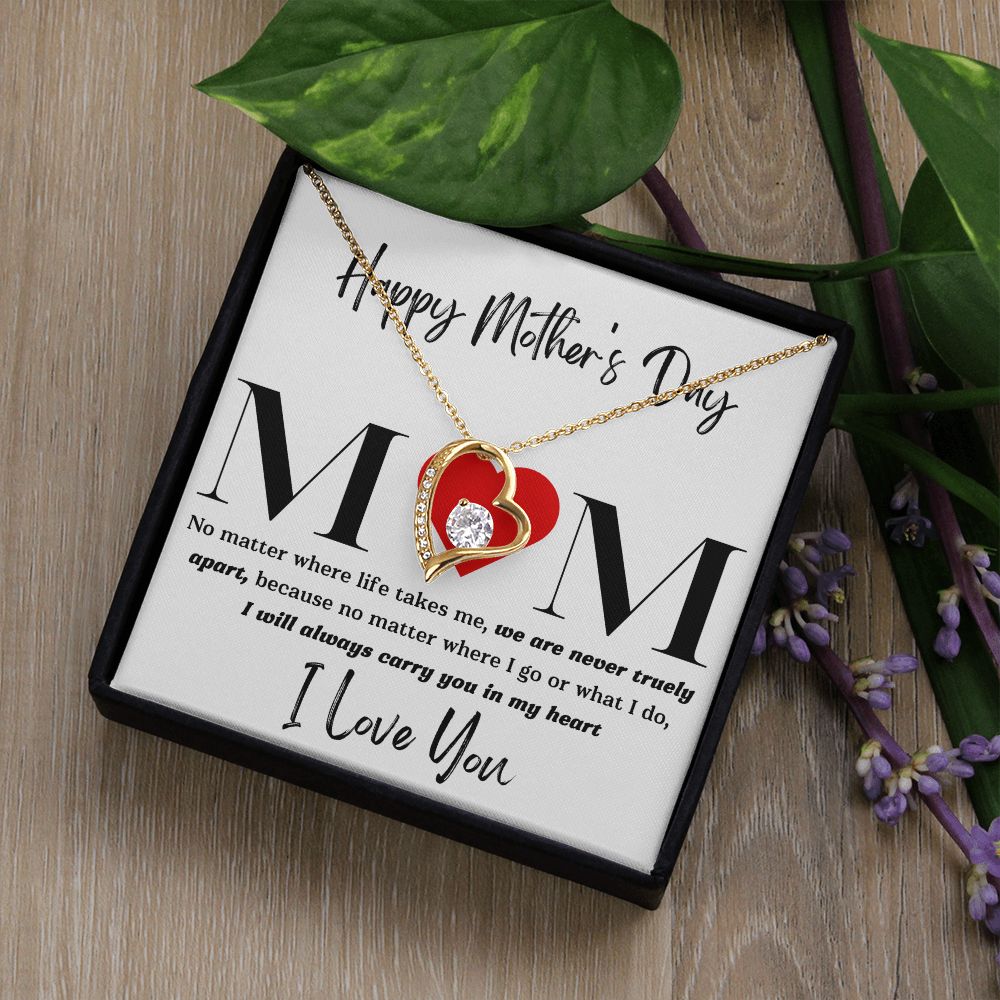 Mom No Matter Forever Love Necklace