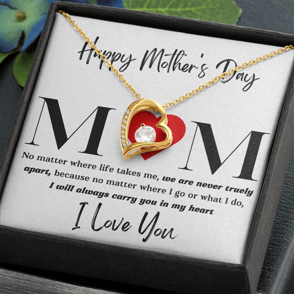 Mom No Matter Forever Love Necklace