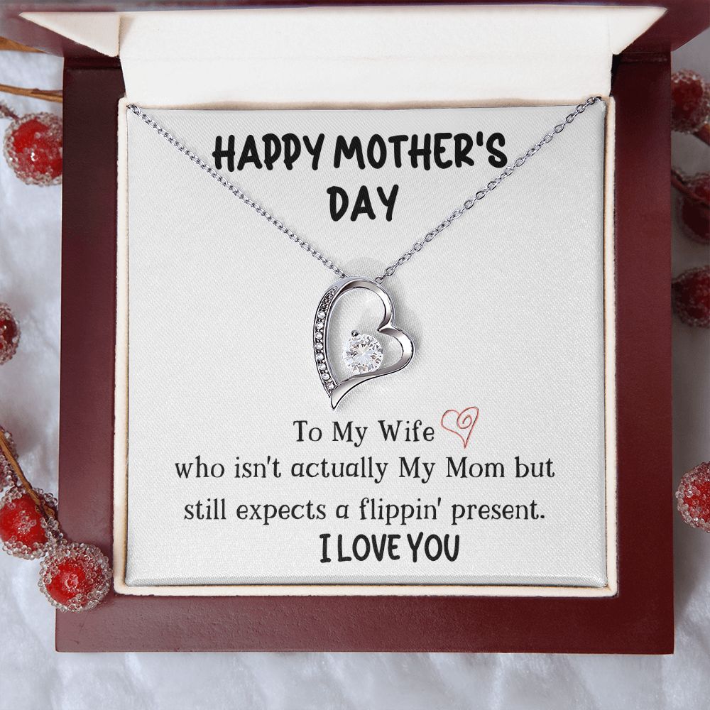 Wife Happy Mother's Day Forever Love Necklace