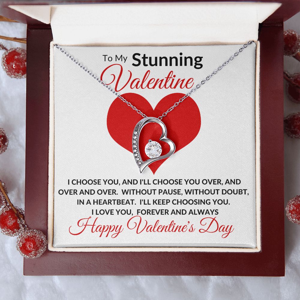 Stunning Valentine Forever Love Necklace