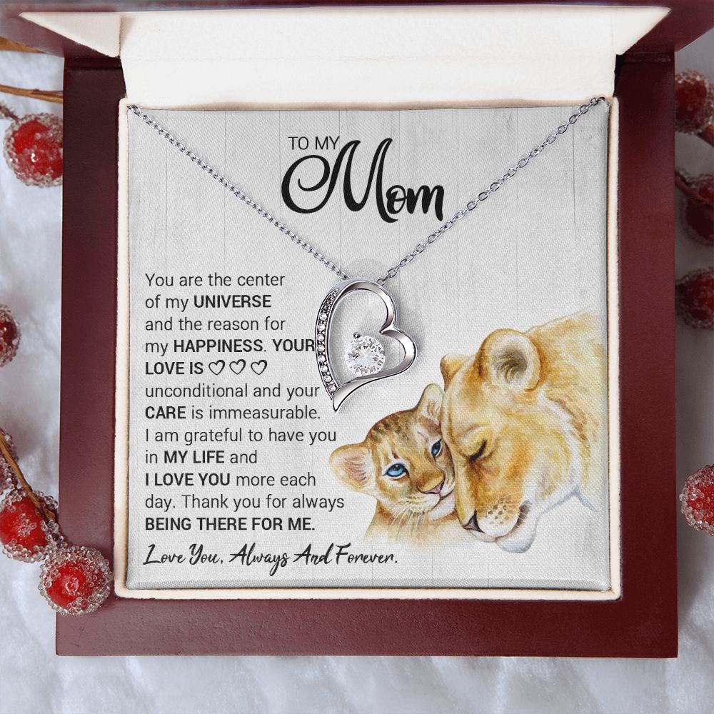 Mom Lioness Universe Forever Love Necklace