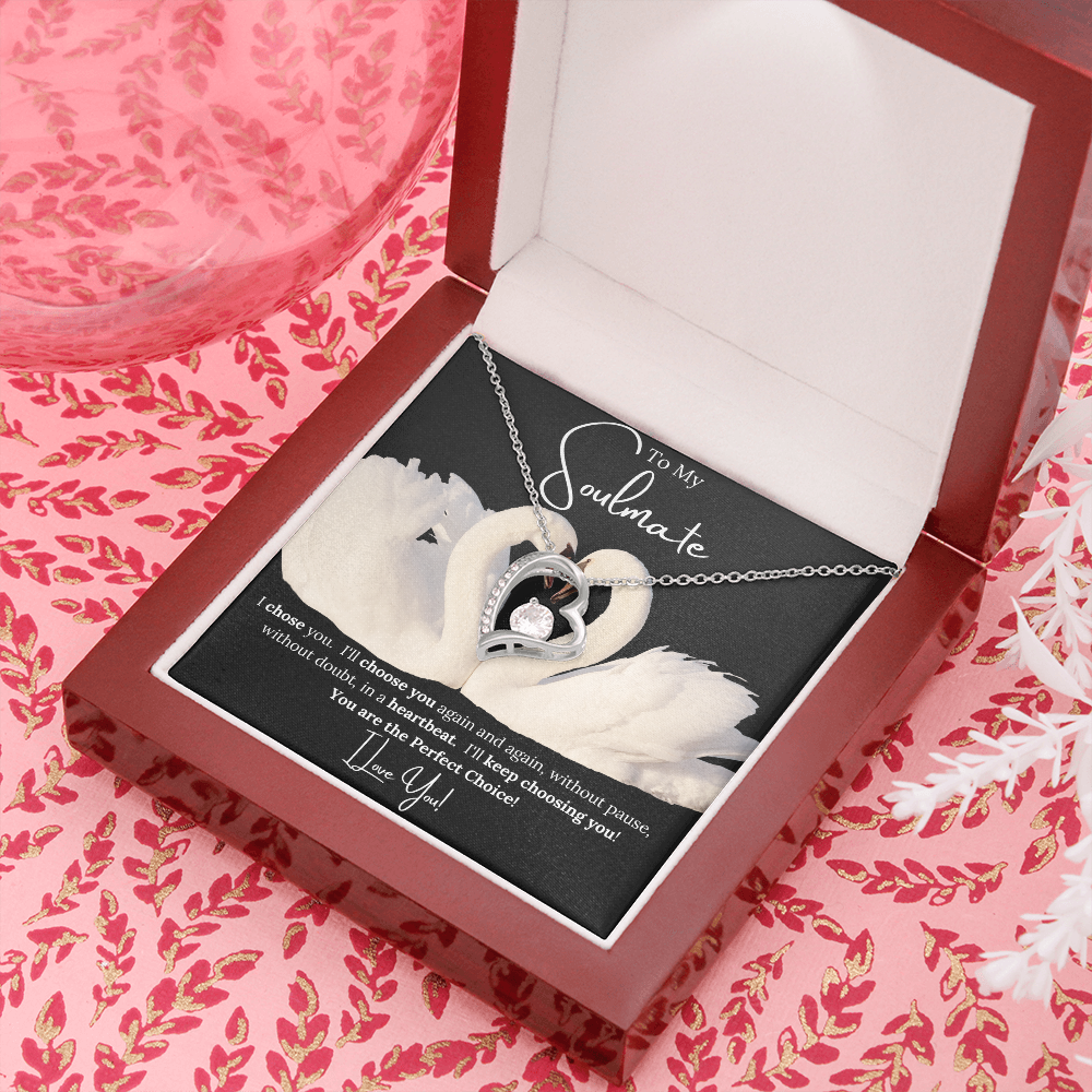 Forever Love Necklace Choice For her BLK