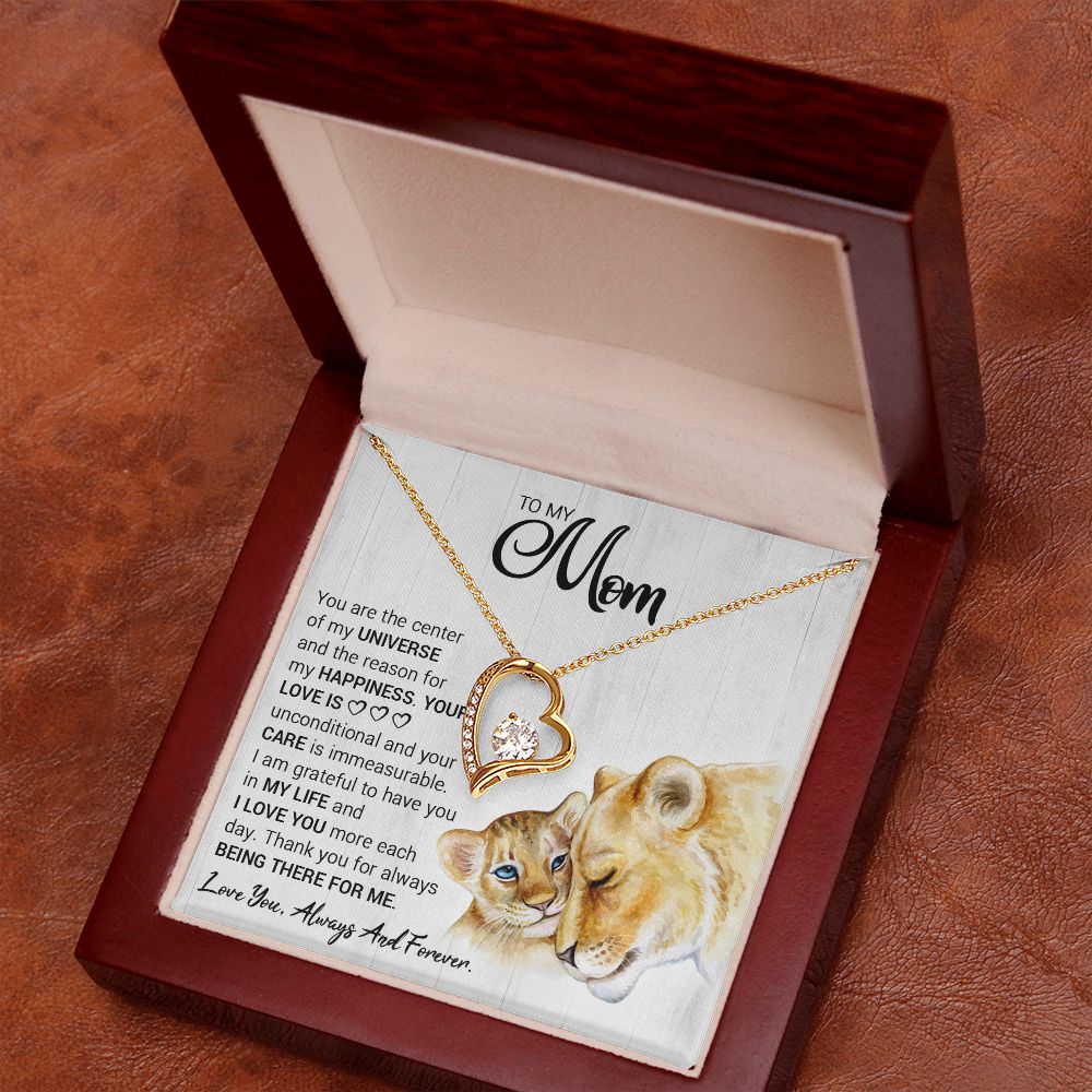 Mom Lioness Universe Forever Love Necklace