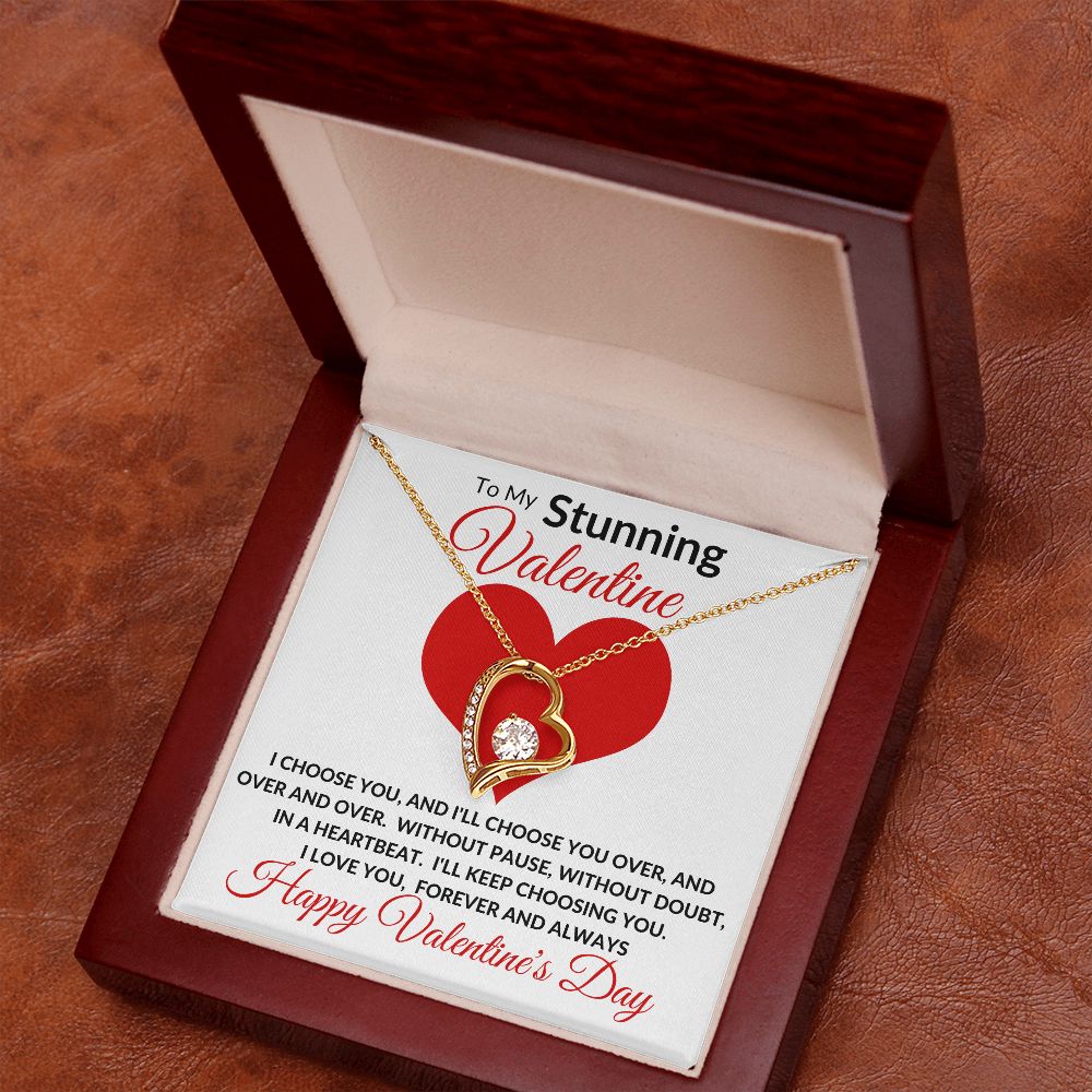 Stunning Valentine Forever Love Necklace