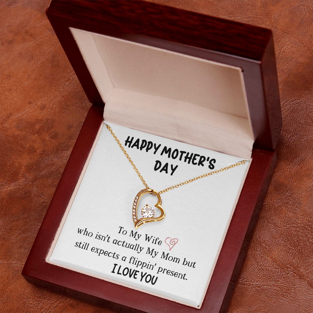 Wife Happy Mother's Day Forever Love Necklace