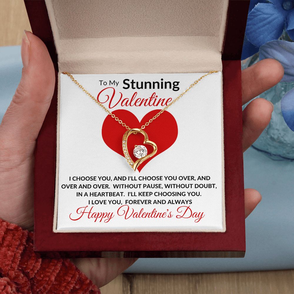 Stunning Valentine Forever Love Necklace