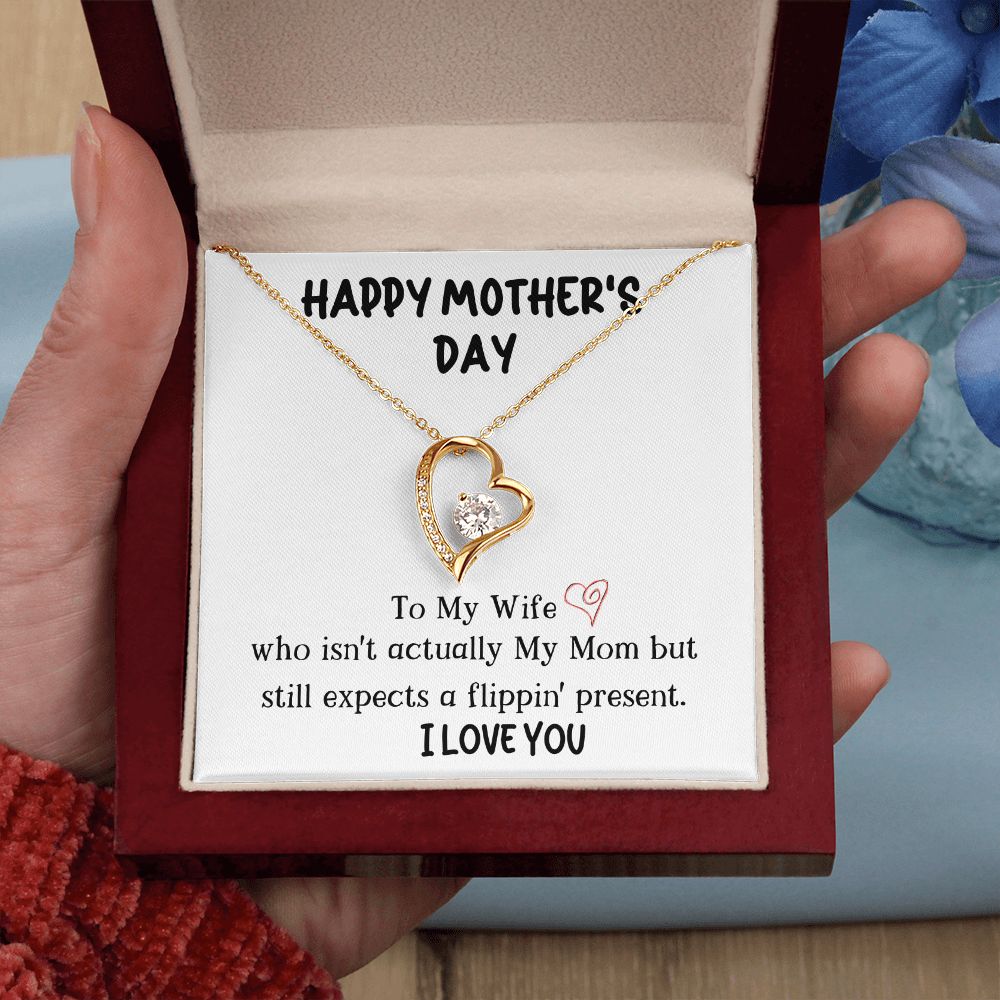 Wife Happy Mother's Day Forever Love Necklace