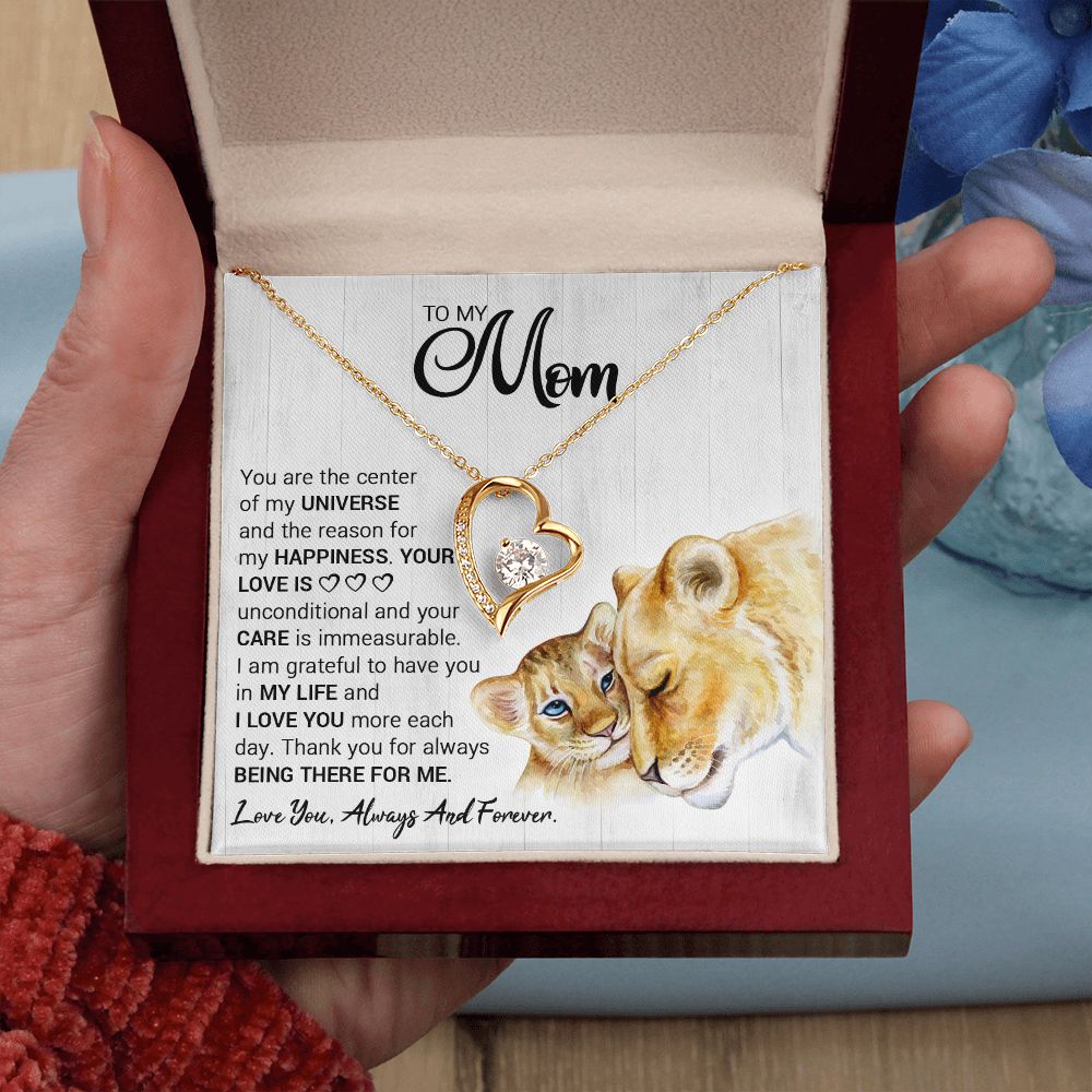 Mom Lioness Universe Forever Love Necklace