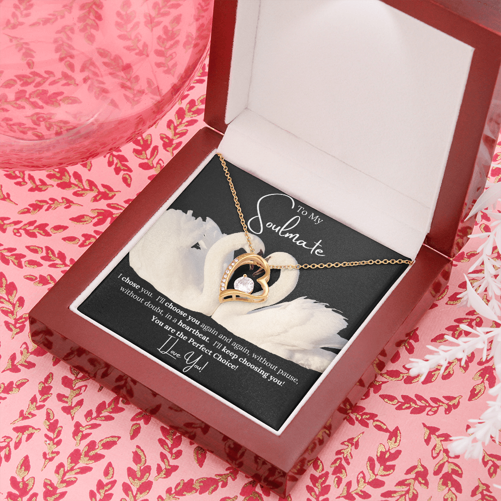 Forever Love Necklace Choice For her BLK