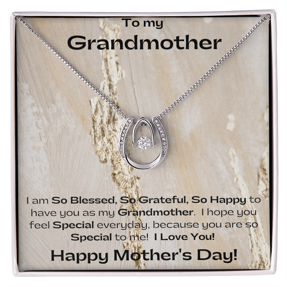 To My Grandmother/ Lucky In Love Necklace
