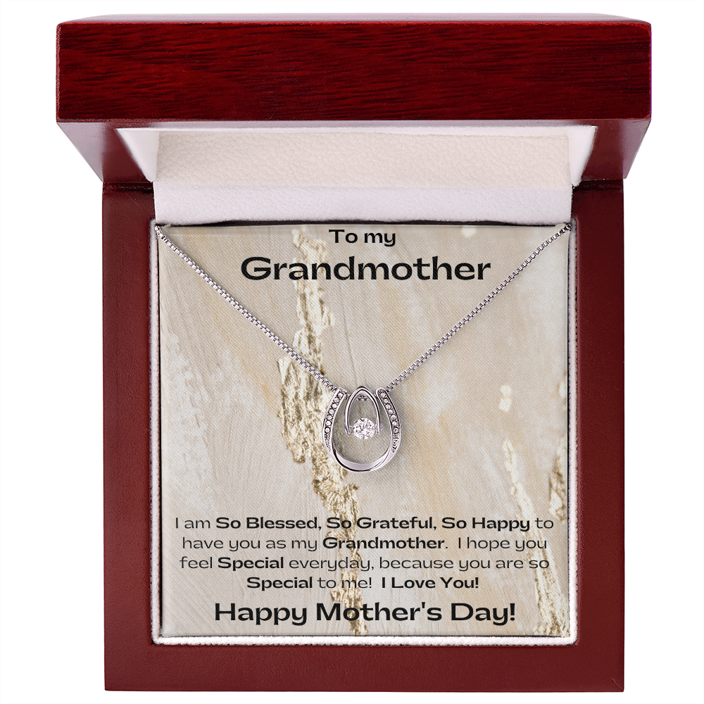 To My Grandmother/ Lucky In Love Necklace