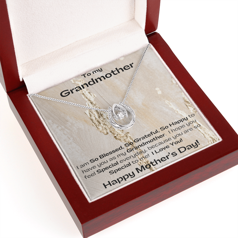 To My Grandmother/ Lucky In Love Necklace
