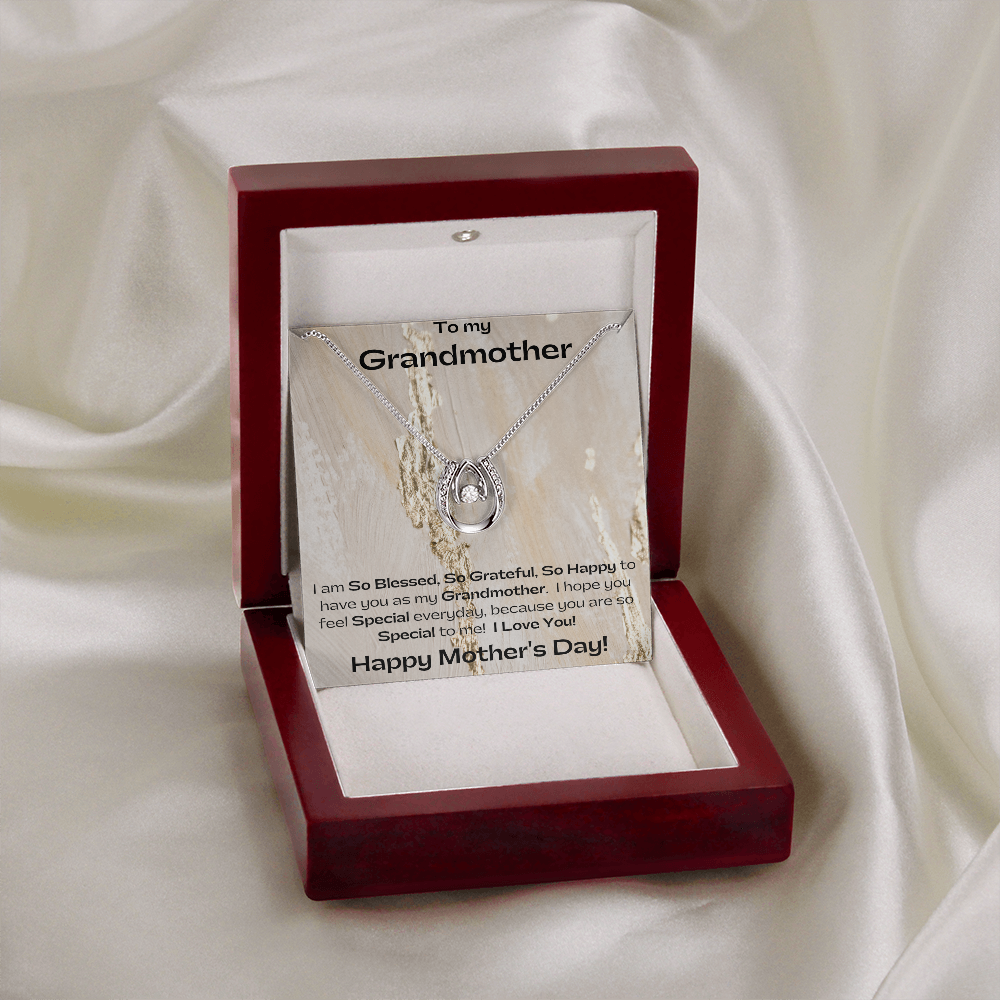 To My Grandmother/ Lucky In Love Necklace