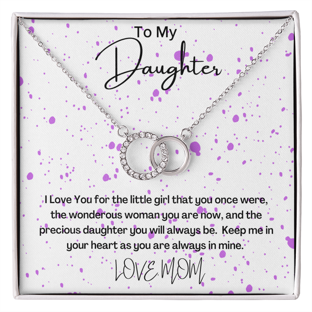 To My Daughter From Mom/ Perfect Pair Necklace