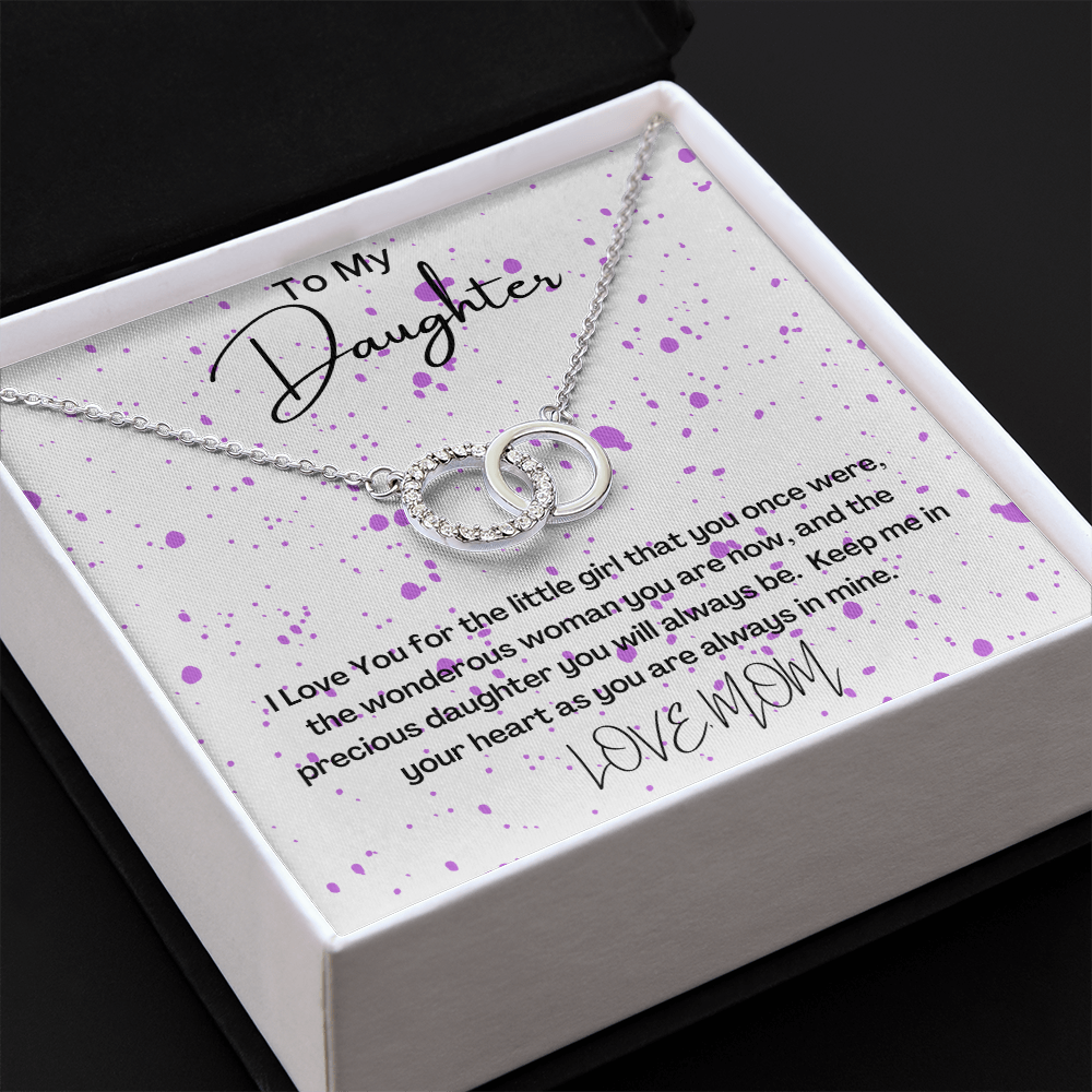 To My Daughter From Mom/ Perfect Pair Necklace