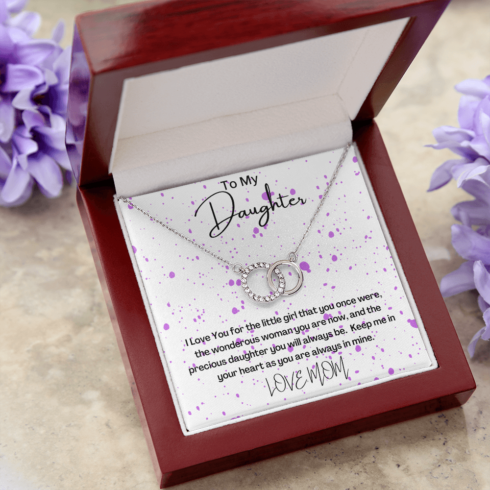 To My Daughter From Mom/ Perfect Pair Necklace