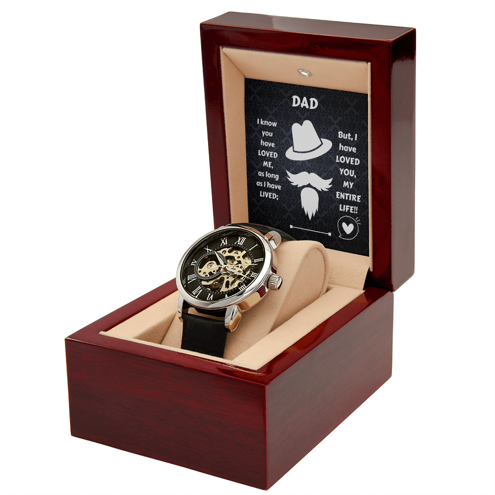 Dad My Entire Life / Men's Openwprk Watch