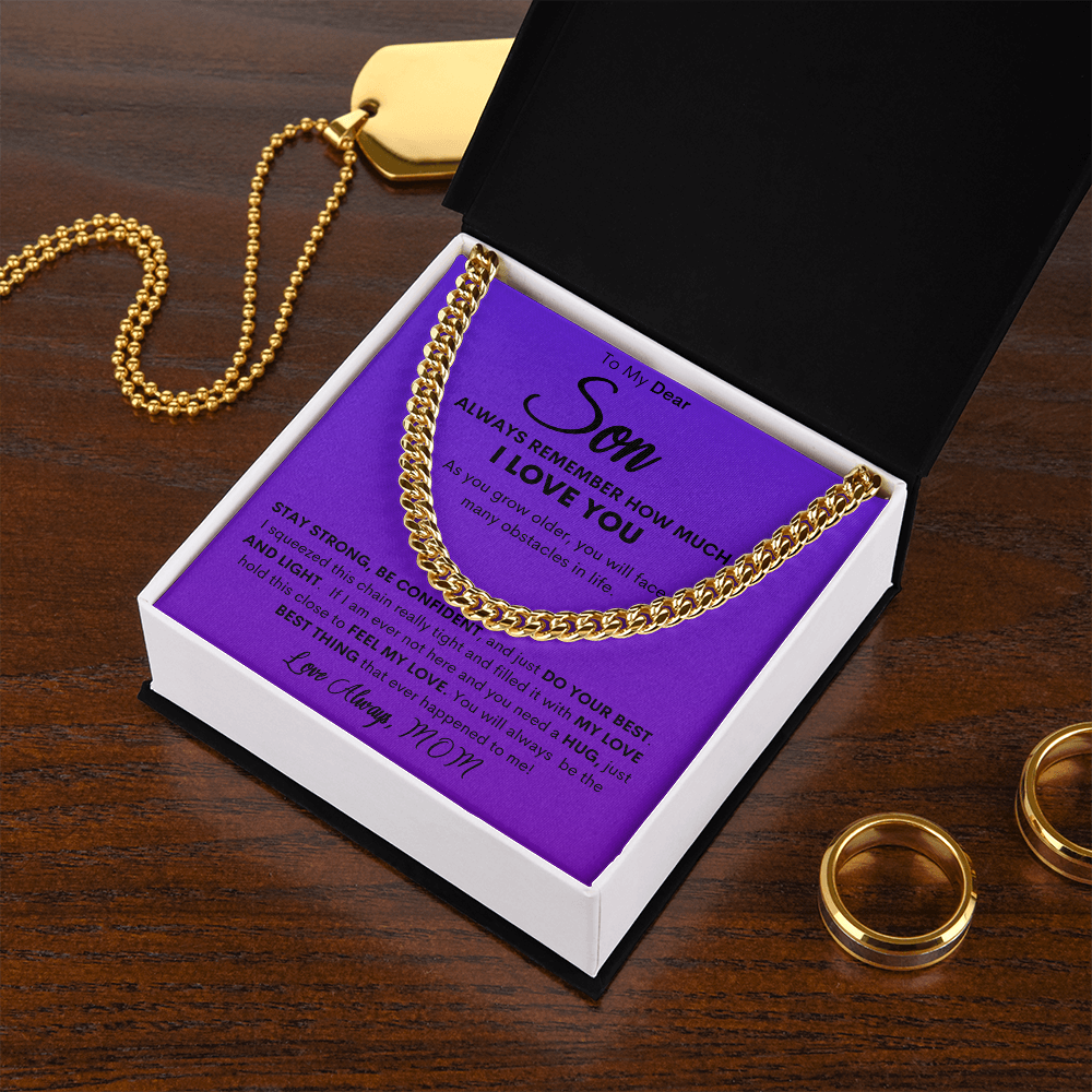 Dear Son Best Thing / Cuban Link Necklace