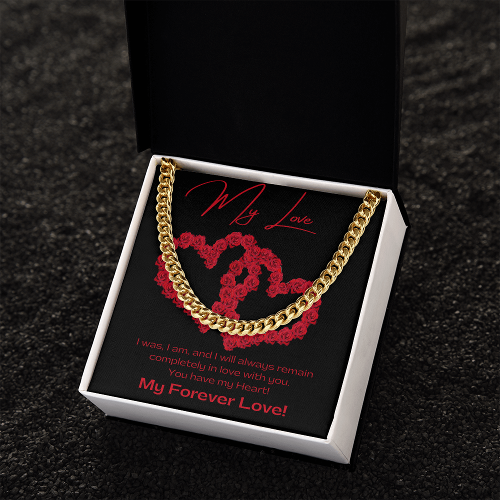 My Love BLK / Cuban Link Chain