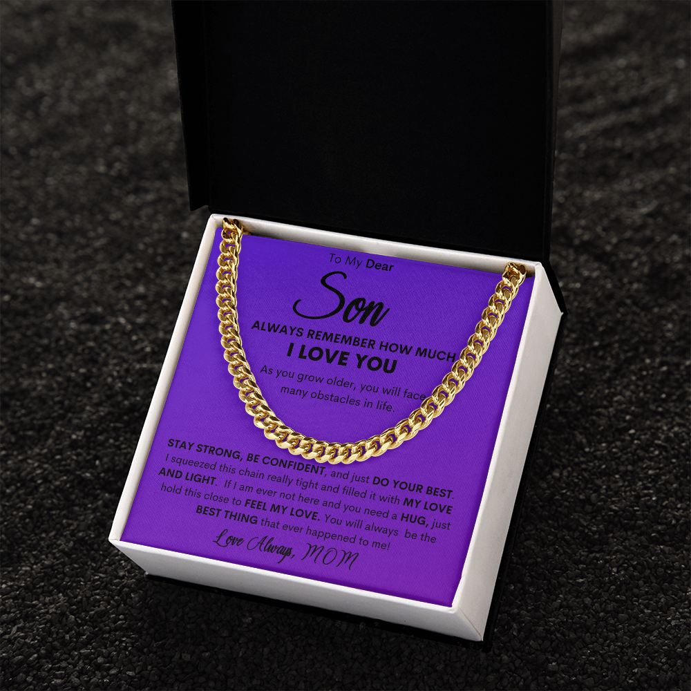 Dear Son Best Thing / Cuban Link Necklace