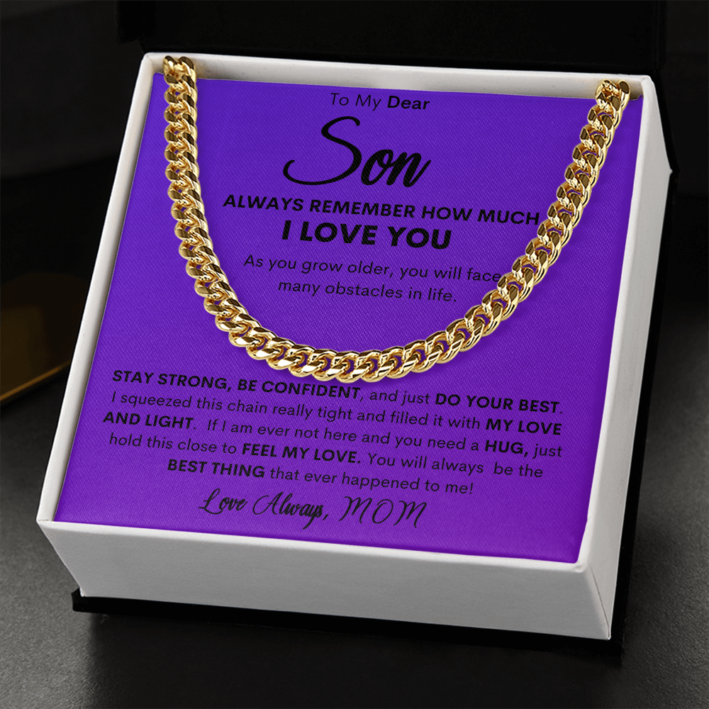 Dear Son Best Thing / Cuban Link Necklace