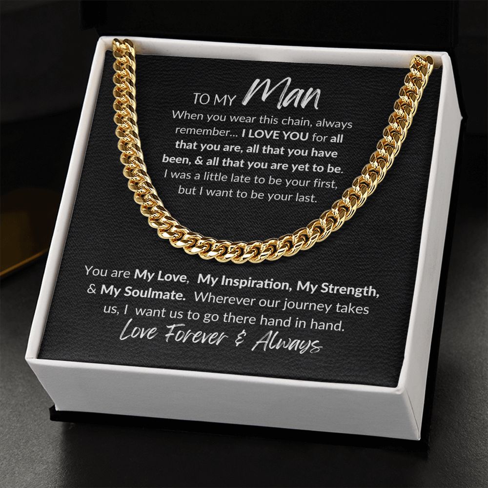My Man All Cuban Link Chain