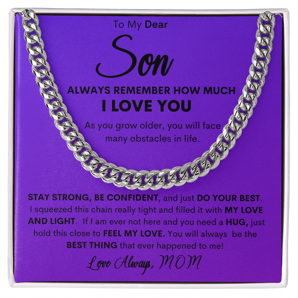 Dear Son Best Thing / Cuban Link Necklace
