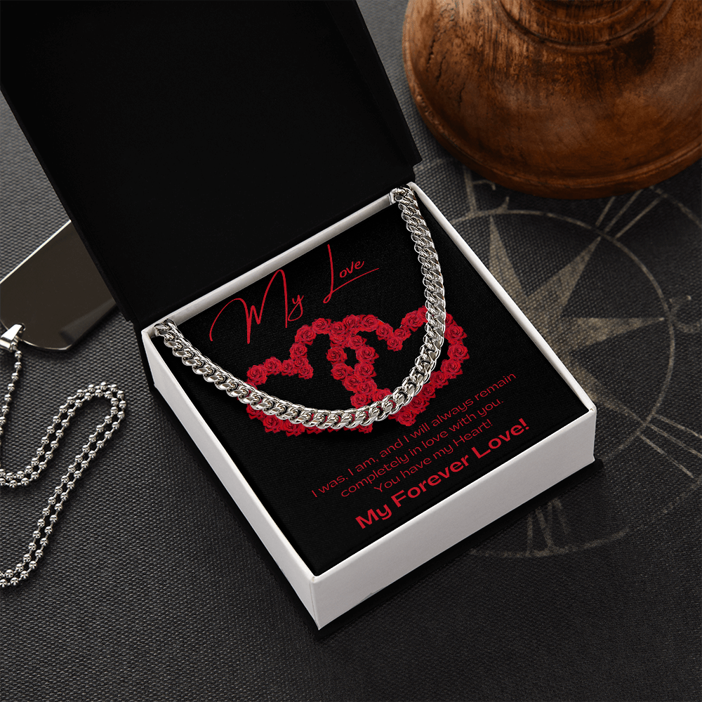My Love BLK / Cuban Link Chain