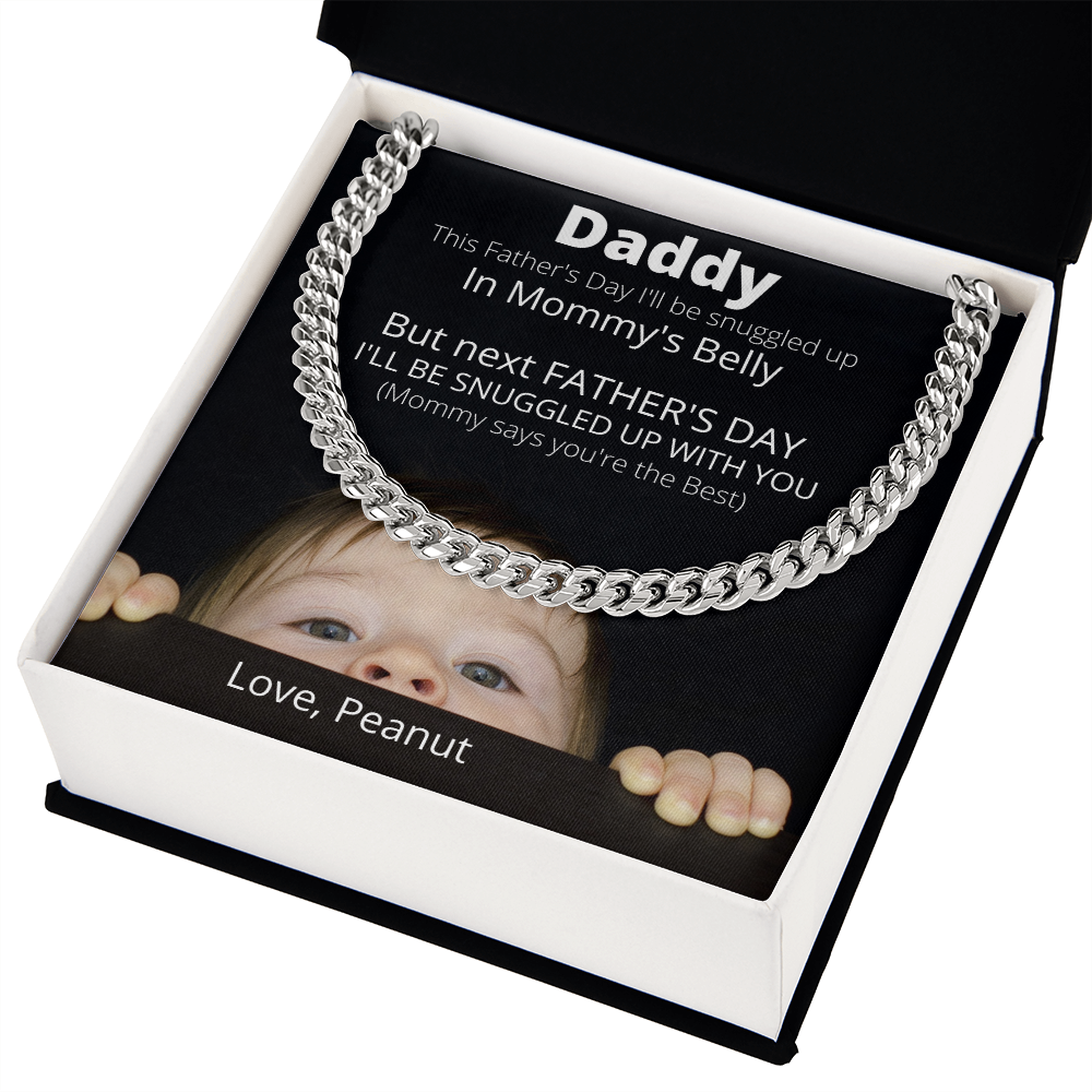 Daddy Love Peanut / Cuban Link Necklace