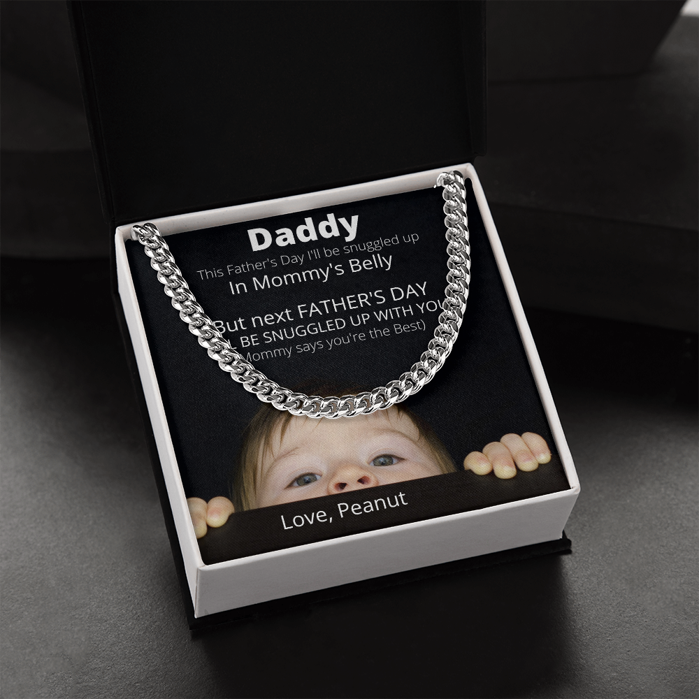 Daddy Love Peanut / Cuban Link Necklace