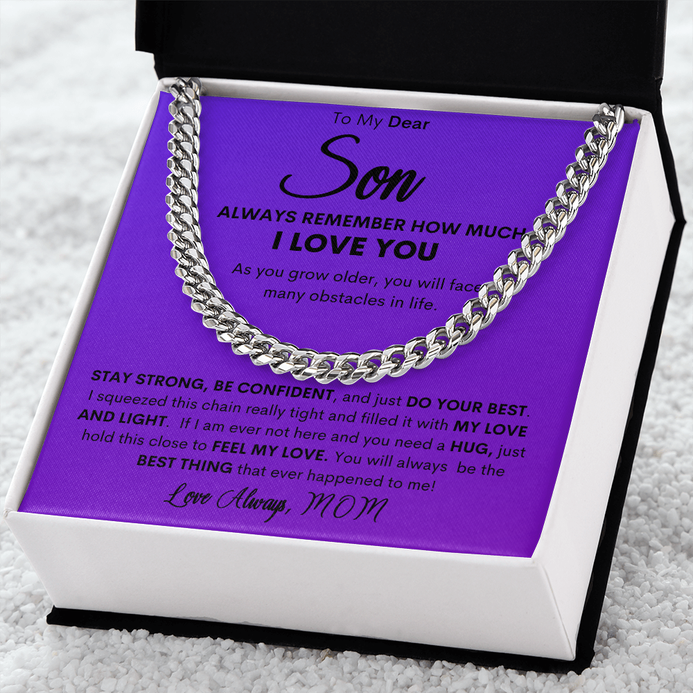 Dear Son Best Thing / Cuban Link Necklace