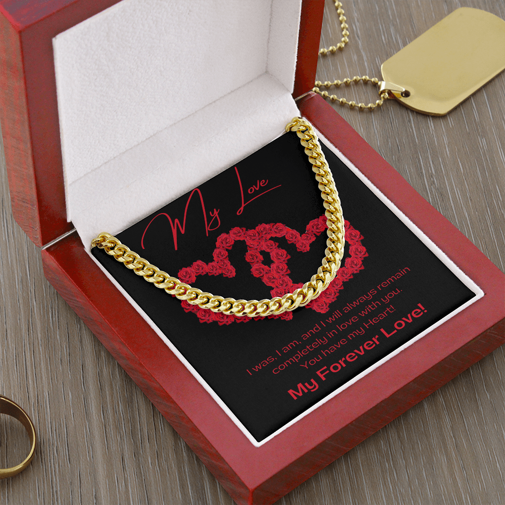 My Love BLK / Cuban Link Chain