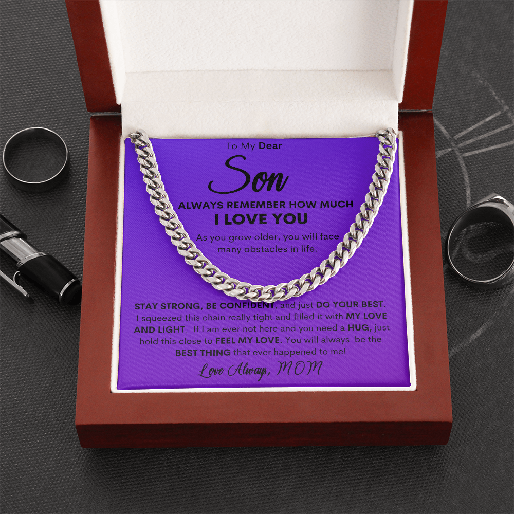 Dear Son Best Thing / Cuban Link Necklace